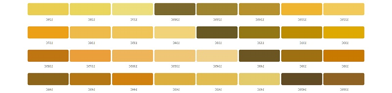 铝合金cnc加工阳极氧化劳尔色卡－潘通色卡（Pantone）色号参照表-01